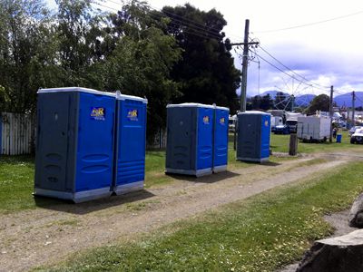 Wee R Portable Loos at the Huon Show